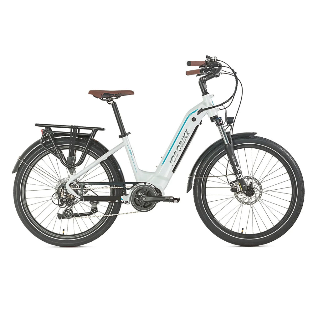 obi e bike damen JOBOBIKE Linda – Step-Through Mid-Motor City E-Bike for Women